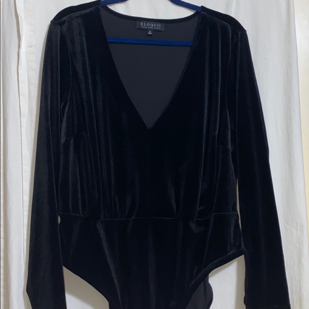 Suede-like bodysuit